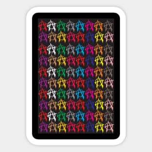 Anarquia Multicolor Sticker